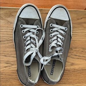 Converse Charcoal Canvas Sneakers